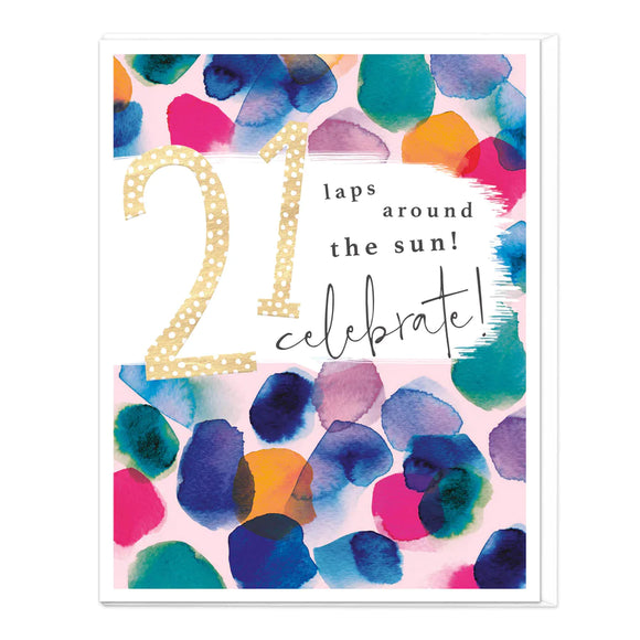 21 Celebrate Laps Around The Sun