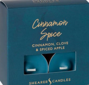 Shearer Tealights Cinnamon Spice