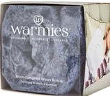 Rolled Long Hot Water Bottle, Marshmallow Blue Fur