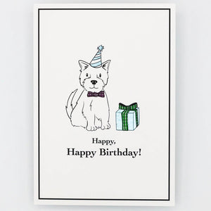Card: Wee Westies Happy Happy Birthday