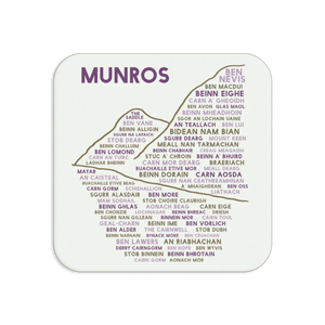 Hardboard Munro Coaster