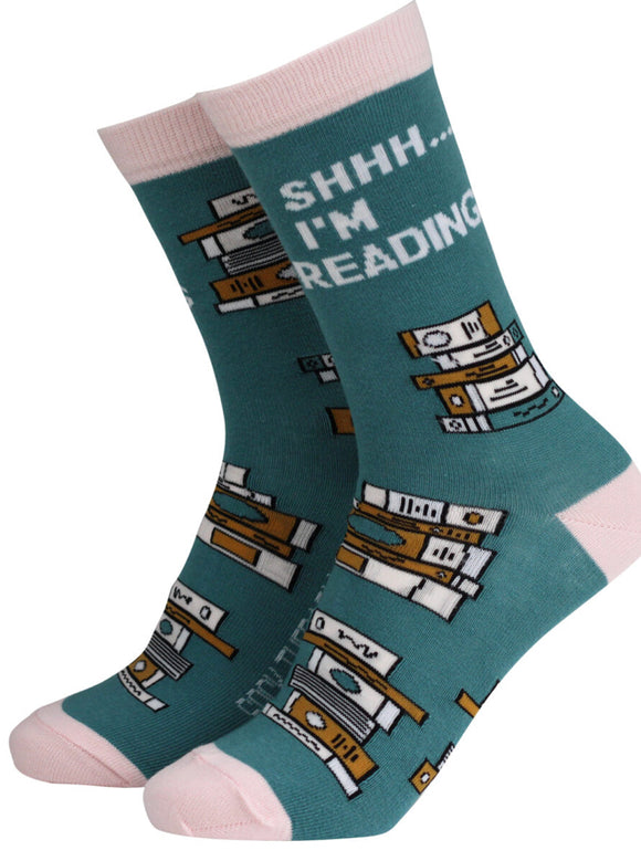 Shhh I’m Reading (Socks)