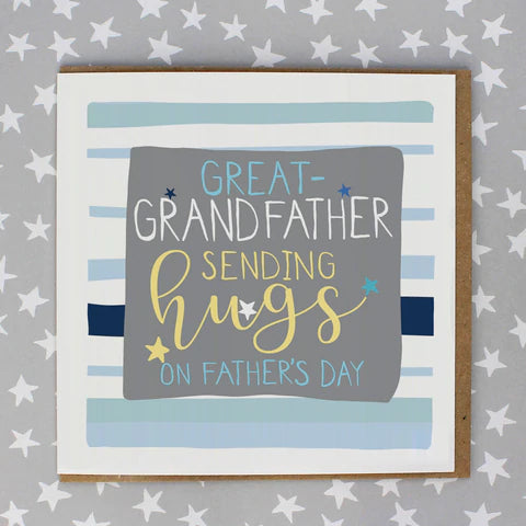 Card Great Grandfather Sending Hugs