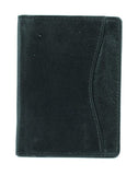 Leather Travel Card Holder, Black