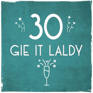 30 Gie It Laldy Card