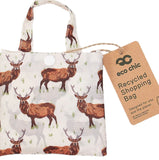 Eco Chic Foldable Beige Stags Shopper