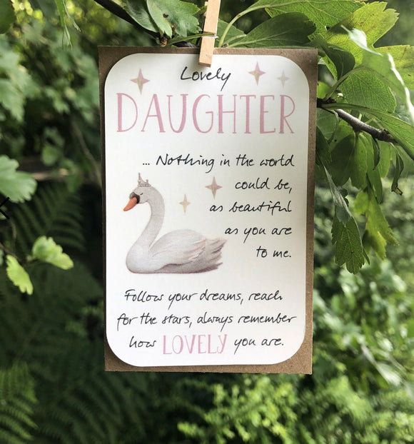 Keepsake Card, Lovely Daughter
