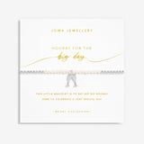 Bridal Pearl Bracelet 'Hooray For The Big Day'