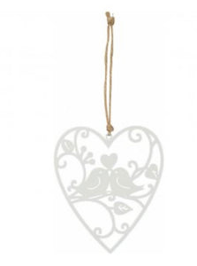 Love Birds Hanging Decoration, 12cm