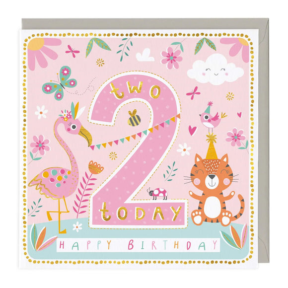 2 Today, Happy Birthday Flamingo & Tiger
