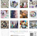 Healing Crystals Wall Calendar 2023