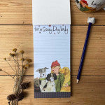 Crazy Dog Lady Magnetic To Do List