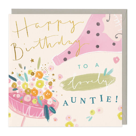 To A Lovely Auntie Birthday Card