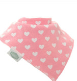 Hearts & Bows Dribble Bibs Set