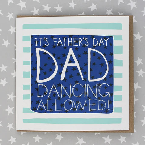 Card It's Father's Day Dancing Allowed