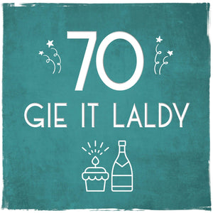 70 Gie It Laldy Card