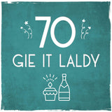 70 Gie It Laldy Card