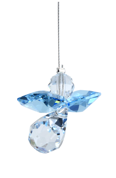 Crystal Guardian Angel Aquamarine