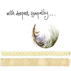 Sympathy Feather Card