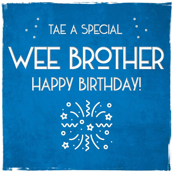 Card: Special Wee Brother