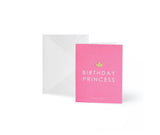 Gold Badge Card: Birthday Princess