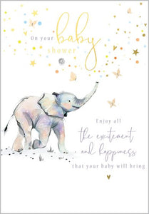 Card: Baby Shower Elephant