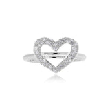 Lucia Lustre, Heart Organic Pave Ring