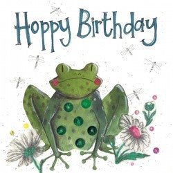 Frog Large Sparkle Card
