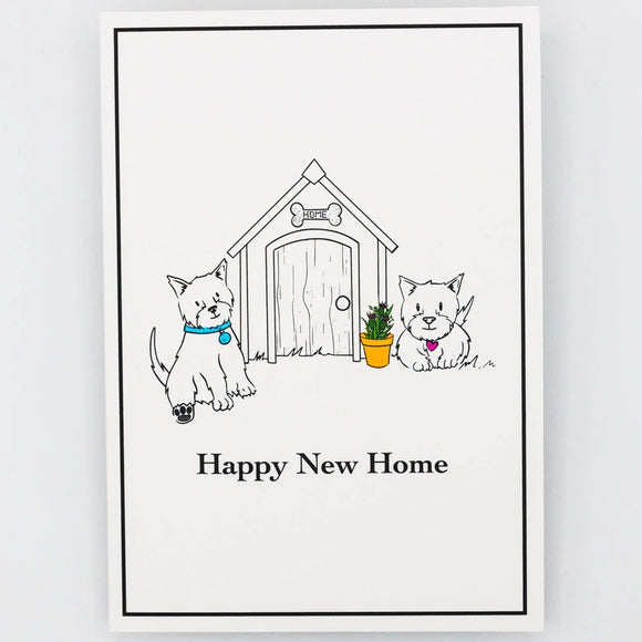 Card: Wee Westies Happy New Home