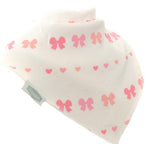 Hearts & Bows Dribble Bibs Set