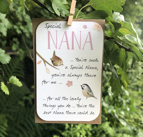 Keepsake Card, Special Nana