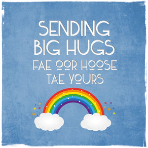 Card: Sending Big Hugs (Rainbow)