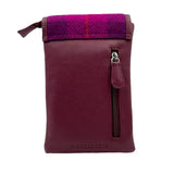 Mini Crossbody Bag, Purple Check