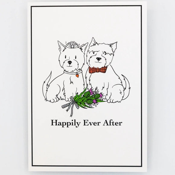 Card: Wee Westies Happily Ever After