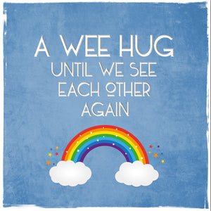 Card: A Wee Hug (Rainbow)