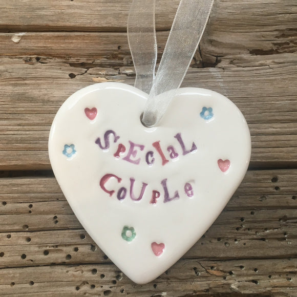 Special Couple Ceramic Heart
