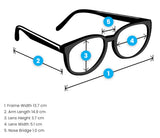 Marrakech Blue Multi Reading Glasses 3.0