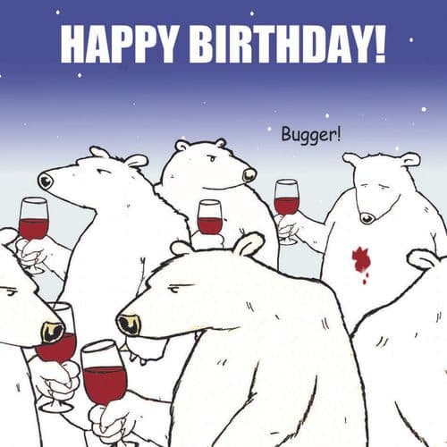 Card: Happy Birthday (Bugger)