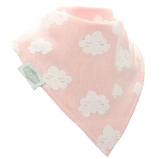 Pink Winking Cloud Bib