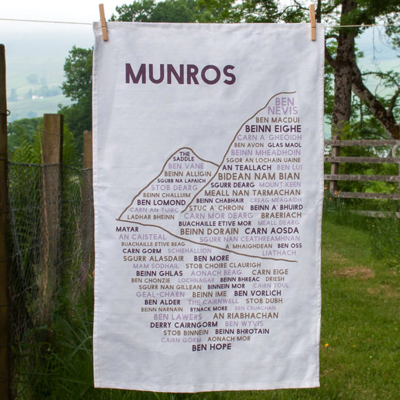 Munros Tea Towel