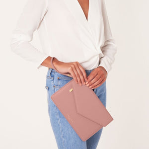 Esme Clutch Bag - Pink