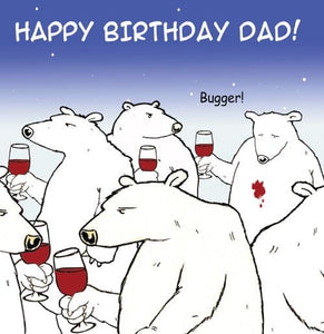 Card Happy Birthday Dad Bugger