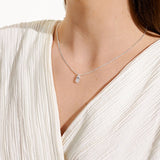 Affirmation Crystal, A Little Intuition, Clear Quartz Necklace