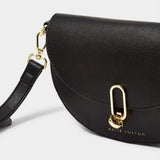 Black Quinn Mini Saddle Bag