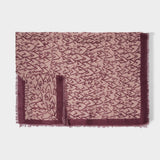 Outline Heart Scarf Pink