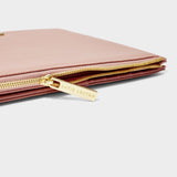 Pink Travel Document Holder