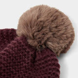 Plum Chunky Knitted Hat