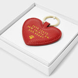 Red Beautifully Boxed Pet Keyring Pets Leave Pawprints On Our Heart