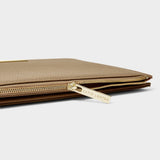 Taupe Travel Document Holder