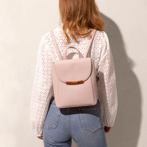 Dani Tortoiseshell Backpack, Dusty Pink